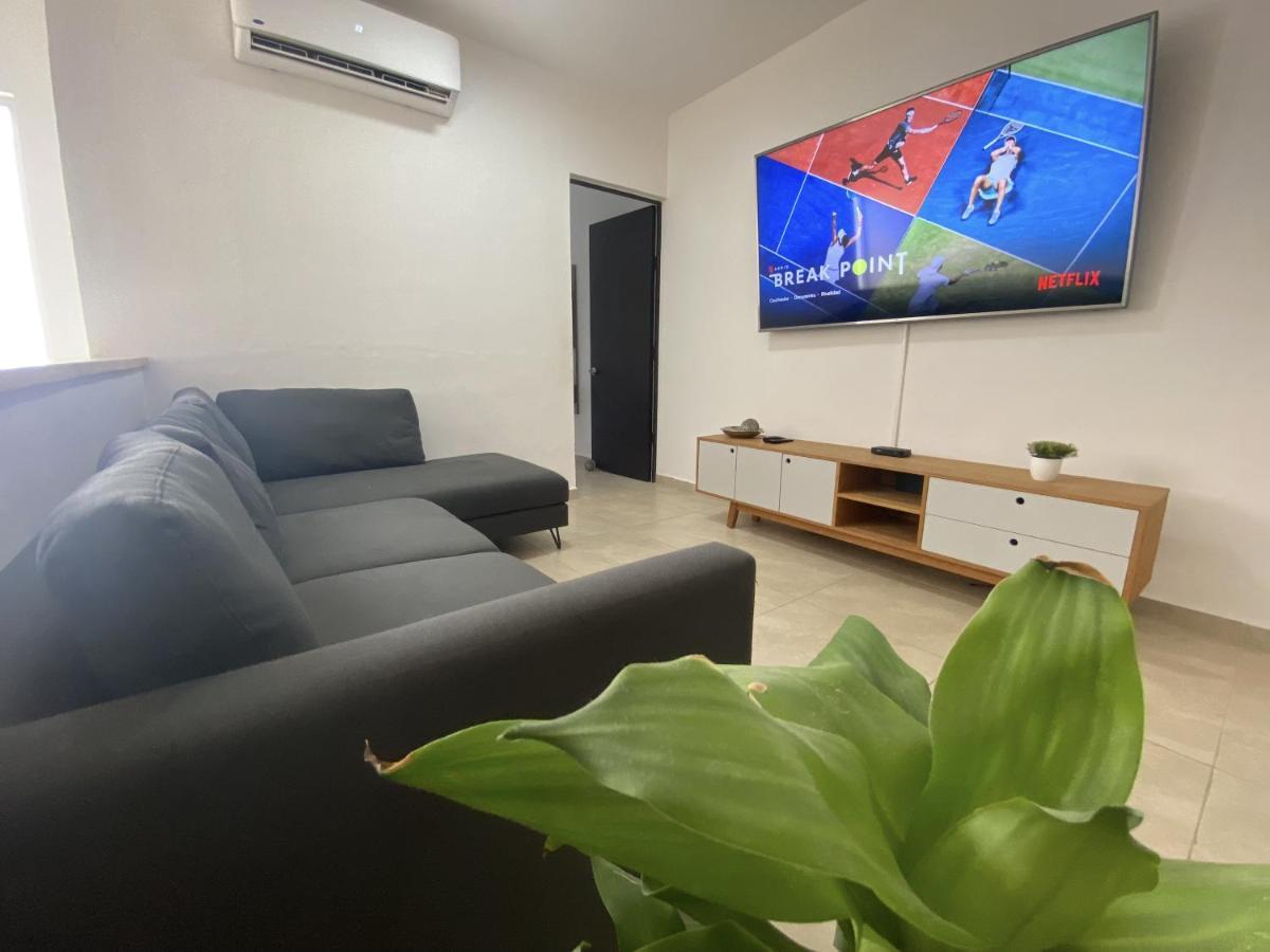 Вилла Casa Familiar Cerca De La Playa Con Terraza Privada Канкун Экстерьер фото